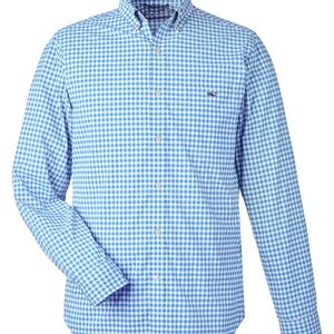 Vineyard Vines Blue and White Casual Button Down Shirt